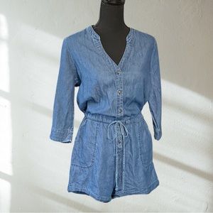EXPRESS Denim Romper | M